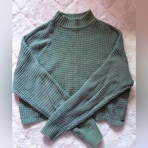 Hollister Size Small Green Turtleneck Sweater